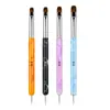 Caneta para Nail Art Haste de Onda Quente Mais Vendida na Fronteira, Haste Acrílica de Uso Duplo, Ferramenta Caneta para Manicure Francesa de Fototerapia