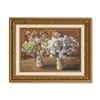 Xiyin TEME Suministro Transfronterizo Marco Retro Monet Floral Fruta Naturaleza Muerta Pintura Sala de Estar Comedor Vestíbulo Arte de Pared Decorativo