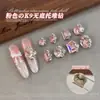 Decoraciones para arte de uñas de cristal K9 rosa brillante, con base sin fondo, polvo de cristal, azúcar de hielo, cristales en forma de huevo de paloma y bolas de cristal ligeras de lujo para arte de uñas
