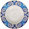 Plato creativo para exportación nuevo estilo chino cerámica plato occidental plato azul plato azul y blanco vajilla restaurante occidental plato para pastel ensalada