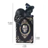 Decoraciones Nuevas de Halloween Transfronterizas Calavera de Resina Botas de Bruja Enano Elfo Calabaza Coche Adornos Creativos