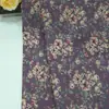 Tela de pana estampada con estampado floral pequeño vintage para otoño e invierno, para ropa de niños y mujeres, incluyendo chaquetas, chalecos, pantalones y camisas