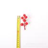 Nueva Decoración Navideña 7 Cabezas Fruto Rojo Baya Accesorios Guirnalda Árbol de Navidad Accesorios DIY Decoraciones Frutales Navideñas