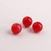 Cuentas redondas de doble color con halo, imitación de jade, 8-16 MM, agujero recto, para cadena de teléfono móvil DIY, pulsera, accesorios de joyería acrílica