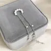 Pendientes de Clip con Borla Xu Yan Star para Mujer Sin Agujeros en las Orejas 2026 Nuevos Pendientes de Perla Pendientes de Clip para Cartílago de la Oreja Mismo Estilo que Zhao Lusi