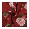 Xiaoqingfeng Tela Jacquard de Rosa Maleta Cojín Decorativo Almohada Mantel para Sofá Tela para Cortina Fabricante Stock Disponible
