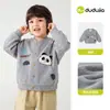 Dududu Home Chaqueta Infantil Top de Otoño para Bebé Ropa de Otoño para Niños Cárdigan para Niñas Ropa de Abrigo Infantil Elegante de Moda