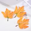 Folhas Decorativas Artificiais Folha de Bordo Plantas Tendência Plástico Casamento Flores de Seda Outono Popular Decoração de Cena de Casamento Adereços de Alta Qualidade