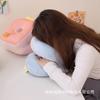 Almohada de Siesta Animal de Seda de Hielo para Waffle Almohada de Verano Seda de Hielo Almohada para Dormir de Estudiante Almuerzo en la Oficina