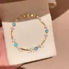 Pulsera con Colgante Ovalado de Circonita Dopamina con un Diseño Único, Exudando un Estilo de Nicho, Joyería Fina Lujosa y Sofisticada