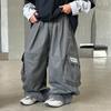 Calça Cargo Infantil para Meninos, Novo Estilo Primavera 2026, Calça Longa Casual 100% Algodão para Crianças, Calça Tendência para Primavera e Outono para Crianças Maiores