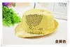 Sombrero Jazz Universal para niños y adultos sombrero de lentejuelas para actuación sombrero de escenario danza sombrero para el Día del Niño