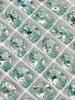 Pedras Strass para Unhas 10x14 Ovo de Pombo Fundo Pontiagudo Strass Super Brilho Corte Zircônia Pedras Strass de Vidro K9 Oval Acessórios de Unha Usáveis Atacado