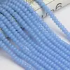 Ábaco de Cristal de Imitación Jade Multicolor, Cuentas Espaciadoras de Cristal de Imitación Porcelana, Accesorios para Joyería DIY, Espaciador 40cm