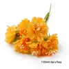 Vários Estilos de Centros de Flores Artificiais, Estames de Flores de Chiffon, Materiais para DIY de Frutas Pequenas, Acessórios para Embalagem de Flores
