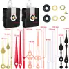 2 juegos de punteros para movimiento de reloj de cuarzo, venta caliente en Amazon, movimiento para reloj de pared DIY, puntero de metal luminoso de madera