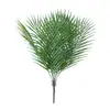 9 cabezas de hojas de hierro grandes hojas de helecho anémona suelta planta artificial pared hierba persa boda flor artificial hojas decorativas para camino
