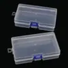 Caixa de suporte de colcha de caixa vazia de plástico retangular transparente com caixa de embalagem de componentes Ferramentas PP hardware de joias