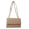 Bolso de mano con textura moderna para mujer, bandolera con cadena a juego, diseño de nicho, pequeño bolso cuadrado para el hombro, 2024