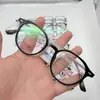 Marco de Lentes de Combinación de Pegamento Dorado de Moda Ultraligero para Influencers, Marco de Lentes Semi-Titanio para Mujer, Artefacto de Aspecto Natural, Marco de Lentes Delgado Estilo Ins