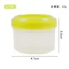 Mini Caja de Condimentos de Plástico, Frasco de Condimentos Portátil para Exteriores, Caja de Condimentos Transparente de Grado Alimenticio para el Hogar, Botella de Salsa, Caja de Embalaje