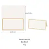 Cartões de Lugar para Casamento com Carimbo Dourado da Amazon, Cartões de Nome, Cartões de Número de Mesa para Casamento Transfronteiriço, Atacado em Estoque