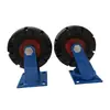 Em estoque atacado de fábrica roda de borracha de alta resistência roda universal roda industrial resistente ao desgaste com freio roda para carrinho