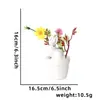 Amazon Pascua Maceta Huevo de Espuma Conejo Bonsái Fiesta de Primavera Decoración Maceta de Flores Artificiales Adorno de Escritorio