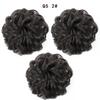 Peruca Coque de Fibra Sintética Transfronteiriço Anel de Cabelo Cacheado Adereço de Cabelo Estilo Europeu e Americano Coque Fofo Natural Anel de Cabelo Atacado