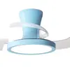 Novo Modelo de Luminária Ventilador para Quarto de Crianças Montada no Teto, Luminária Ventilador Invisível de Frequência Variável Silenciosa, Ventilador de Teto Simples Integrado com Luminária