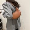 Bolso de Axila Retro Nicho de Celebridad de Internet Nueva Moda Popular Texturas Bolso de Hombro Cómodo Portátil Bolso Media Luna