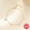 Plata Esterlina S925 Colgante Creativo de Gota de Agua Lazo Pulsera Geométrica Venta Caliente AliExpress Lujo Ligero Diamante Joyería Elegante