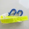 Cuerda Anticaídas para Minería de 2m, Cuerda de Seguridad Anticaídas Reflectante Doble Gancho Lista para Usar, Colores Brillantes, Correa Anticaídas Reflectante de Cuatro Capas