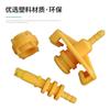 Adaptador de jeringa dispensadora adaptador dispensador adaptador accesorios adaptador dispensador conector de jeringa de cabeza grande verde