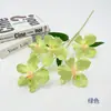 Flores Artificiales de Seda para Decoración de Salón de Bodas, Arreglos Florales, Decoración del Hogar, Flores Falsas, Tallo Único de Orquídea Phalaenopsis Impreso en 3D con 5 Flores