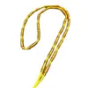 Cordón para Colgante de Tubo Recto de Ámbar Sintético Tejido a Mano, Cordón para Colgante de Columna Recta, Cordón de Cadena de Cuentas, Cadena para Suéter