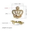 Decoración de Cordones DIY de Diamantes Completos Transfronteriza Hebilla Metálica con Diamantes y Perlas Trébol de Cuatro Hojas con Agujeros para Decoración de Tenis Hebilla