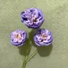 Simulação 3 cabeças Flor rosa Austin cerimônia de casamento arranjo de flores de casamento decoração decoração de casa fileira de flores guia de corredor fileira de chão arranjo de flores