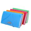 Bolsa de organza Chuangyi A6 carpeta multicapa pequeña bolsa de almacenamiento de datos de plástico factura recibo bolsa de facturas portátil de pp