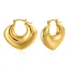 Pendientes Transfronterizos Europeos y Americanos Estilo Nuevo Diseño Simple Retro Pendientes de 18K Estilo Fresco Elegante Pendientes Asimétricos