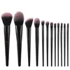 En Stock Envío Rápido Set de 12 Piezas de Brochas de Maquillaje Transfronterizo Set Completo Brocha para Polvos Brocha para Sombras de Ojos Rubor Herramientas de Belleza Multifuncionales para Maquillaje