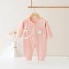Ropa de Bebé Primavera y Otoño Hattie Sin Huesos Ropa de Cuerpo para Recién Nacido Bebé Recién Nacido Aa Manga Larga Ropa de Mariposa Terciopelo Shute