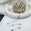Accesorios para Joyería DIY Cadena de Borlas de Trébol de Cuatro Hojas Retorcido Materiales Cadena Materiales DIY Cadena de Borlas DIY Hecho a Mano