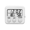 Termómetro Temporizador de Temperatura y Humedad Temperatura Interior Habitación de Bebé Reloj Termómetro Multifuncional Alarma Reloj Despertador Higrómetro