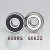 Acero al Carbono 608Zz 608Rs 609Zz 6000Zz 6000Rs 6001Z 6001Rs Rodamiento de Bolas de Surco Profundo