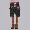 2026 nuevos shorts de verano unisex bordados con estampado de camuflaje de leopardo jadedldn estilo retro americano ins al por mayor