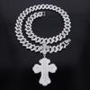 TEMU Colgante de Cruz de Diamantes Calientes Hiphop Punk Calle Cool Accesorios de Baile Callejero
