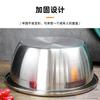 Juego de Cesta de Drenaje para Fregadero de Cocina de Acero Inoxidable, Bol Espesado para Batir Huevos y Bol para Olla Caliente, Bol para Sopa, Almacenamiento
