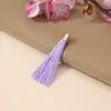 Tamanho pequeno tampa imitação metal borla de gelo seda borla borla marcador de página borla requintada acessórios pingente marcador de página atacado