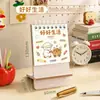 Nuevo Mini Calendario de Escritorio 2027 Adorno de Escritorio Calendario de Estación de Trabajo de Alto Valor Calendario Mensual Calendario Anual Creativo Lindo Dibujo Animado